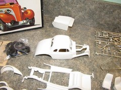 Vtg ORIGINAL 1960s ISSUE AMT ‘37 CHEVROLET COUPE STOVEBOLT Model Car