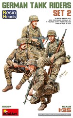 Miniart 1/35 German Tank Riders Set 2 w/ Resin Heads 53024