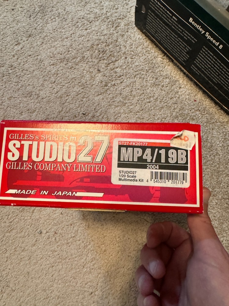 Studio27 1:20 McLaren MP4/19B 2004 Model Kit – Complete, Unstarted
