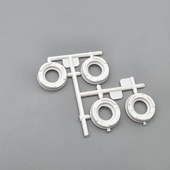 AMT 31838 1/25 57 Ford Fairlane Parts Kit Bash Wheel Backs 21