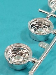 Revell AMT Ertl Monogram MPC 1/24 Scale Custom Chrome Wheels & Tires Street Rod