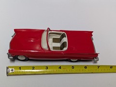 Vintage AMT Red 1957 Ford Thunderbird Friction Promo Car