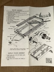 1960’s AMT 1960 Texaco Ford F-100 Pick-Up Truck 3-in-1 Model Kit Instructions