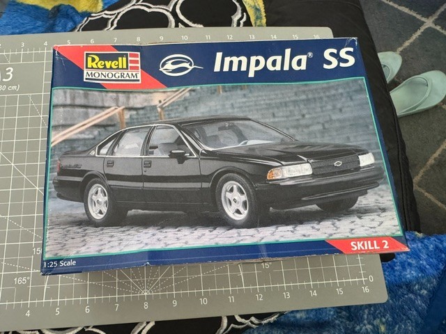 Revell Monogram 1/25 Scale Impala SS Model Kit #85-6399 Partially Assembled