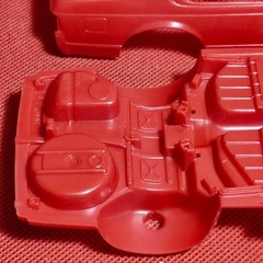 Body Shell & Frame BMW 635 csi 1:25 Scale Model Car Part Monogram