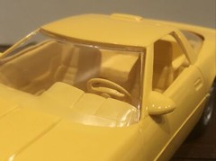 1992 Chevrolet Corvette ZR1 Dealer Promo Car YELLOW 1:25 AMT / ERTL