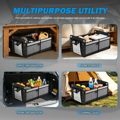 Dna Motoring Trunk Organizer For Suv Large Capacity Car Organizer And Storage 2
