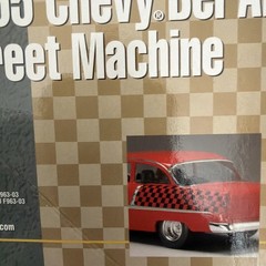 AMT ERTL 1955 Chevy Bel Air Street Machine 1:25 Scale Open Box Sealed Parts