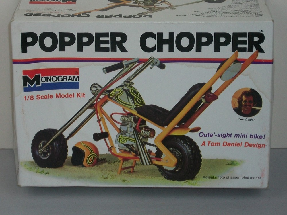 Monogram 1/8 Scale Popper Chopper Mini Bike