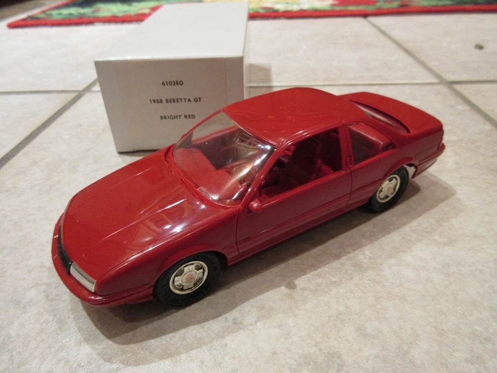 1988 Chevrolet Beretta GT Dealer Promo – NEW – 1/25 Scale – AMT ERTL – Red