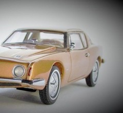 Classic Car Avanti Custom Built Metal Model Concept 1 Hot Rod Race Promo 18 12