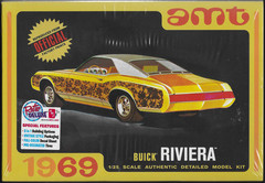 AMT Retro Deluxe 1969 ’69 Buick Riviera ‘Builds 1 of 3 Ways’ 1/25 1486