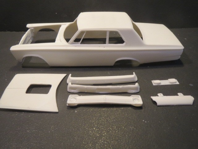 65′ Plymouth Sedan AWB 1/25 Resin Body from Fremont Racing Specialties