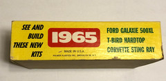 Vintage 1965 Mustang Ford Fastback 3 in 1 Custoimized Model Kit Palmer Plastics