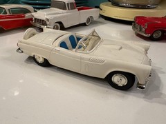 1956 Ford Thunderbird Dealer Promo Model Car in Unusual Colonial White