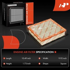 A-Premium Engine Air Filter Compatible with Ford & Lincoln Models – F-150 (2009-