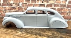 1/24 Scale: Chopped “1937 Lincoln Zephyr Sedan” Body. 3D Printed; Resin.
