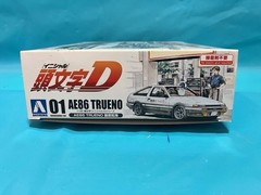 INITIAL D 1/32 AE86 TRUENO TAKUMI FUJIWARA Plastic Model Kit By AOSHIMA