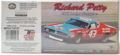 Salvinos JR Models “STP” Richard Petty 1972 Dodge Charger 1/25 Model Car Kit