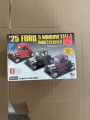 Lindberg 1/24 1925 25 Ford 5 Window Tall T 3 in 1 Model Kit Made in USA SEALED