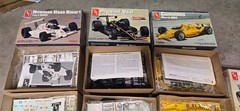 Vintage 1/25 AMT ERTL CART Racing Series NOS Factory Sealed 1989 Lot of 7 Models