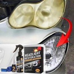 Toretark Headlight Restoration Kit – No-Sanding, Restore Yellowed, Foggy Headlig