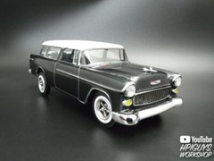AMT1297 Trophy Series ’55 Chevrolet Nomad Plastic model kit New in Sealed box
