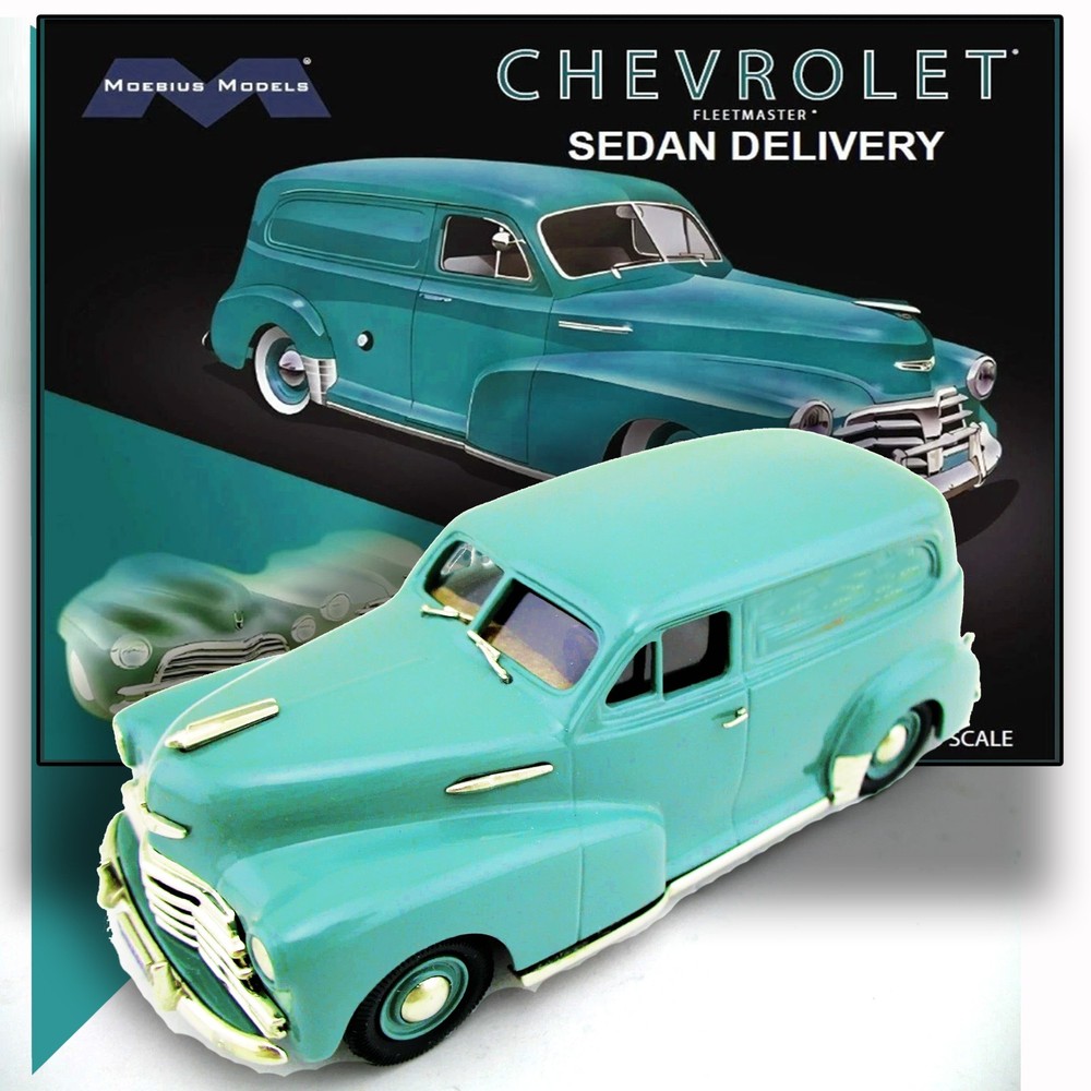 MOEBIUS MODELS 2303 1/25 1946, 47 or 48 CHEVY FLEETMASTER DELIVERY SEDAN KIT