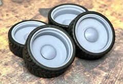 Resin 24-Scale Inch Smoothie model car wheels/tires, 1/24 1/25, Detroit Wheels