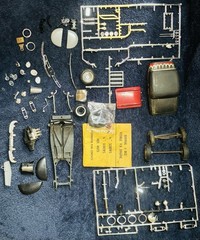 Vintage AMT 1940 Ford Deluxe Coupe Model Kit Parts Lot 1960’s Issue Extra Parts