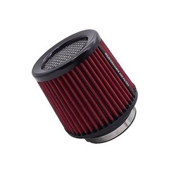 3 3.5 4 inch Cold Air Intake Filter 76mm 89mm 101mm Performance Cone A-4in-Red