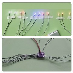 1/24or18 Universal Lighting kit police Model cars Modific Remote Control LED