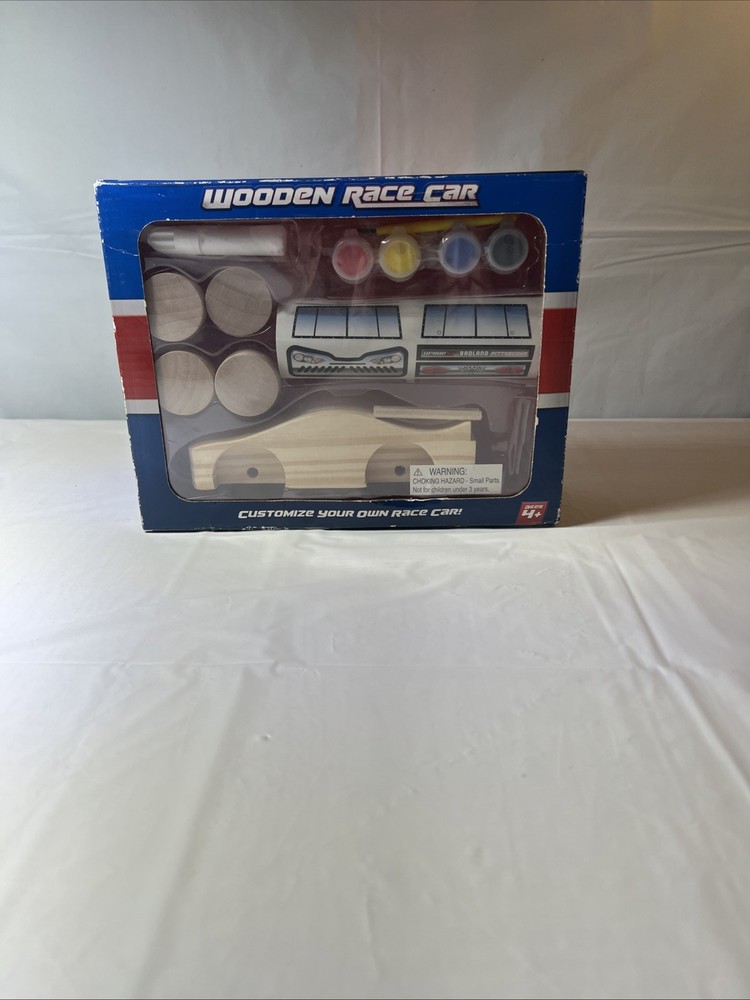 Wooden Race Car – Customize Your Own Race Car for the Derby! New in Box