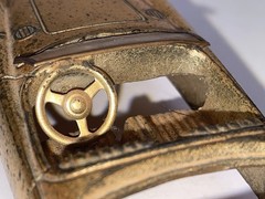 1956 MGA Promo Cigarette Lighter 1/32 Diecast Gold Plated Yamazaki Co Japan