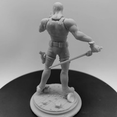 1/24 Scale Resin Figure Model Kit Vampire Hunter Unpainted, Unassembled Kit