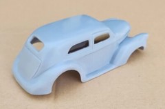 ABS-LIKE RESIN 3D PRINTED 1/32 1938 WILLYS SEDAN GASSER DRAG BODY