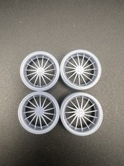1/25 Scale Resin 26 Inch Model Car Wheel Set