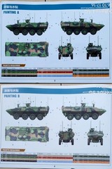 ZIMI Model 1/35 U.S Amphibious Combat Vehicle AVC-P 8 wheel armored vehicles