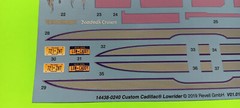1984 Cadillac Lowrider Custom 1/25 Waterslide Decal Sheet Pin Stripes Graphics