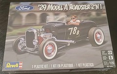 Revell 1/25 Scale Ford ’29 Model A Roadster 2’n1 NIB Sealed Model Kit 85-4463