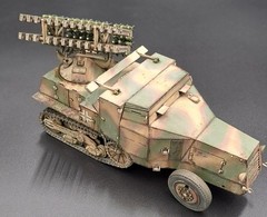 KM Model 35005 8cm Raketenwerfer Auf Fahrgestell S 303 (f) scale 1/35
