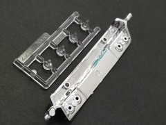 1966 Malibu FRONT BUMPER GRILL HEADLIGHTS from Revell Monogram 1:24 Model Kit 66
