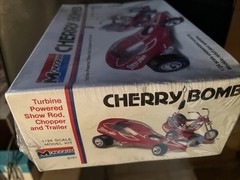 1995 Monogram Vintage Cherrybomb Bike Trailer Car Model Kit 1/24 Scale SEALED