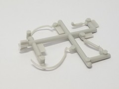 1958 Edsel Pacer RADIATOR HOSES & HEATER HOSES from AMT 1:25 Model Kit 58