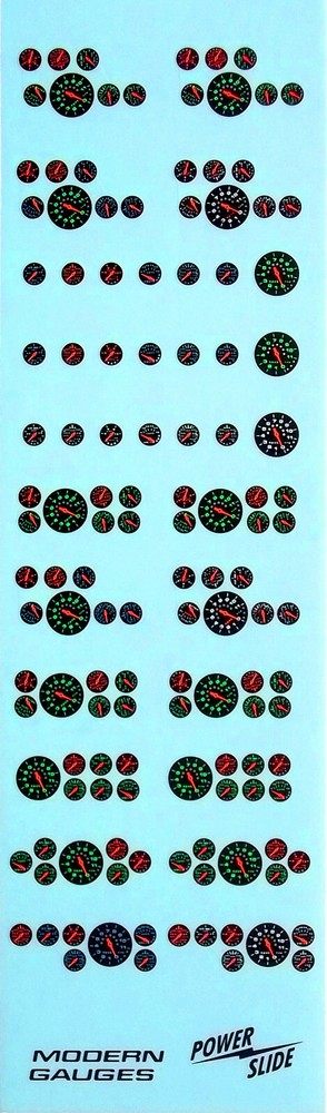 NASCAR DECAL MODERN RACE CAR DASHBOARD GAUGES DETAIL GOODIE SHEET 1/24-1/25