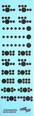 NASCAR DECAL MODERN RACE CAR DASHBOARD GAUGES DETAIL GOODIE SHEET 1/24-1/25