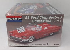 Monogram 1958 ’58 Ford Thunderbird Convertible Car 2 ‘n 1 Model Kit 1:24 SEALED