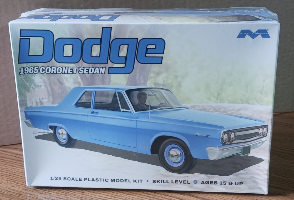 MOEBIUS MODELS: “1965 Dodge Coronet Sedan” Model Kit Factory Sealed- 2024
