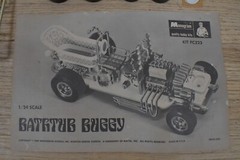 Rare Vtg Model Kit Parts Monogram PC223 Bathtub Buggy + 2 Ford Mustangs