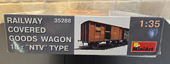 MINIART, Railway Covered Goods Wagon 18t `NTV` Type, #35288, 1:35, !!Sealed!!
